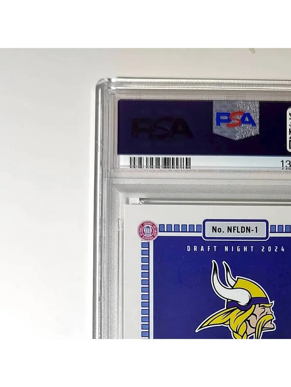 J.J. McCarthy 2023 Panini Instant Draft Night #NFLDN-1 PSA 9 Mint